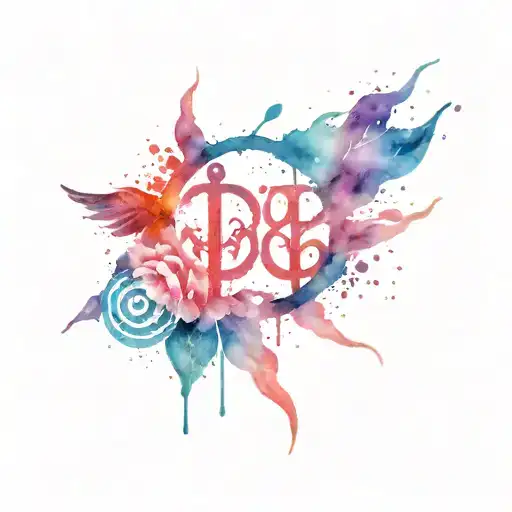 BDSM symbols tattoo design idea