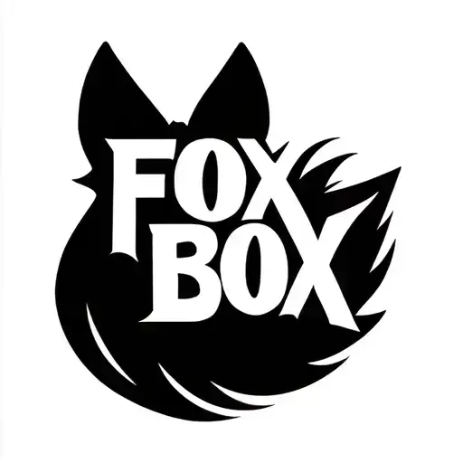 "Fox Box" "Fox Box" in the shape of a fox tail tattoo design idea