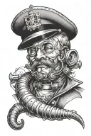 submariner at the disco tattoo design idea