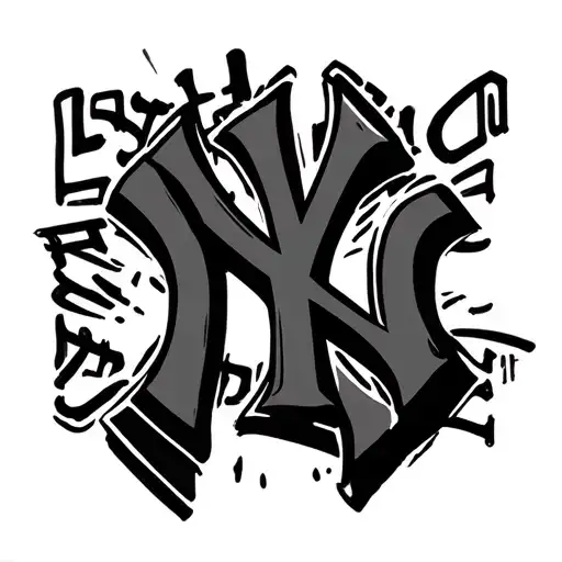 "Illmatic" new york yankee symbol tattoo design idea