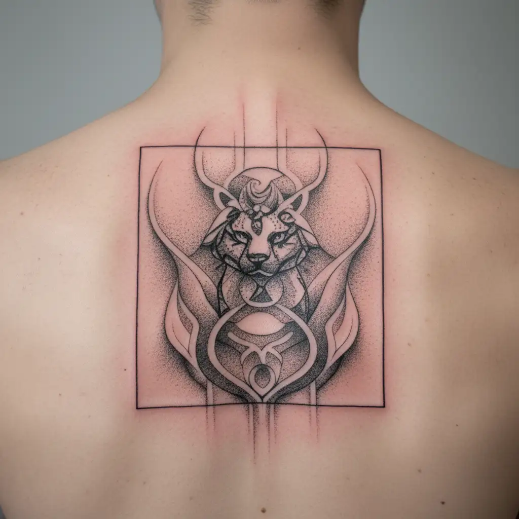 Design a subtle and sophisticated tattoo that conveys the essence of BDSM dominance. The tattoo should be visually appea tattoo design idea