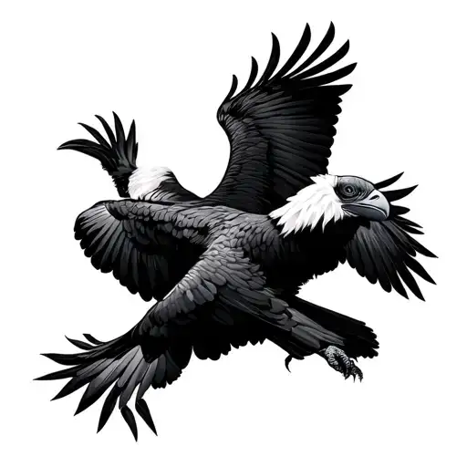 Andean condor tattoo design idea