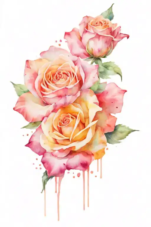 love and lost tattoo design idea