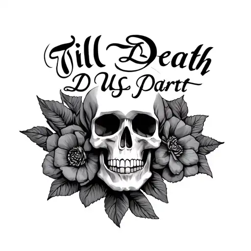 Till Death Do Us Part tattoo design idea
