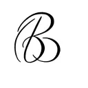 Cursive B tattoo design idea