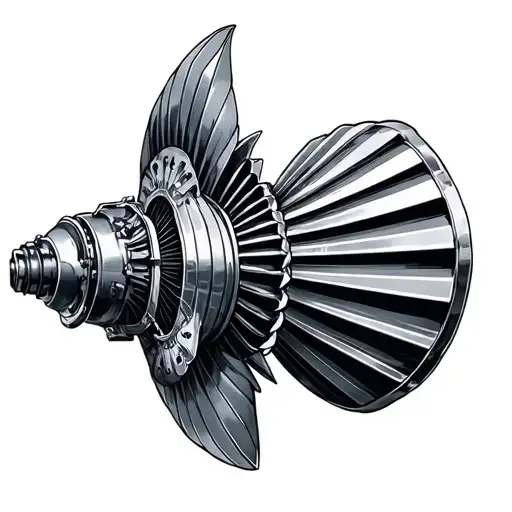 Jet Engine tattoo design idea