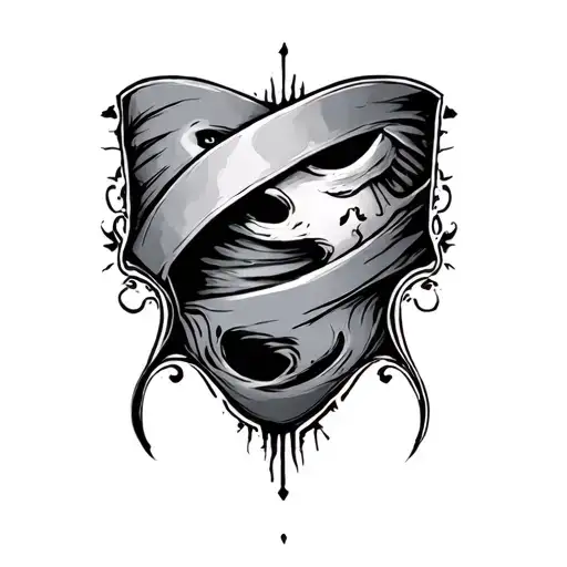 Crotch tattoo design idea