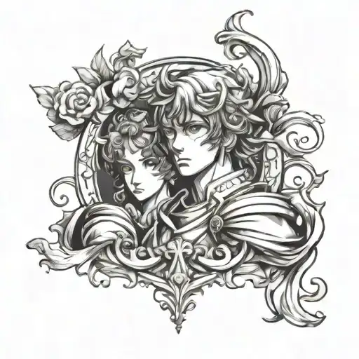 Renaissance tattoo design idea