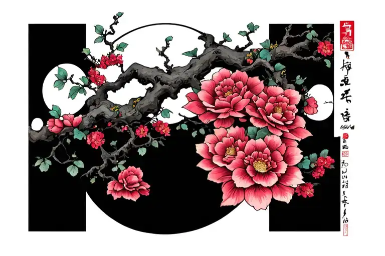 poison tree tattoo design idea