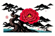 poison tree tattoo design idea