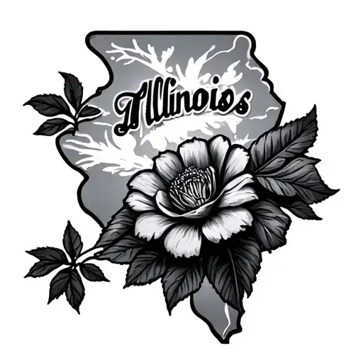 Illinois tattoo design idea