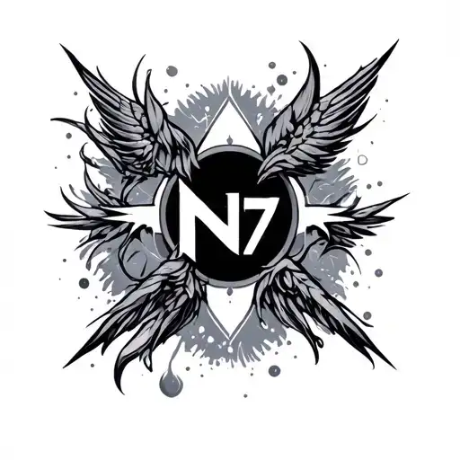 N7 tattoo design idea