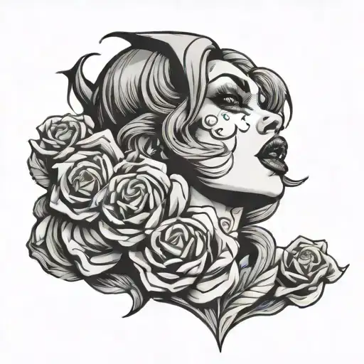 slut tattoo design idea