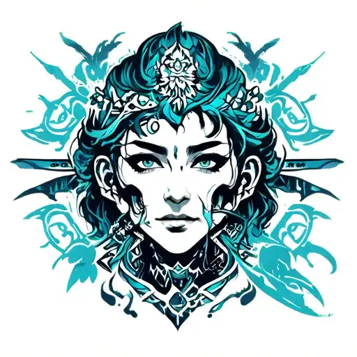 konami code tattoo design idea
