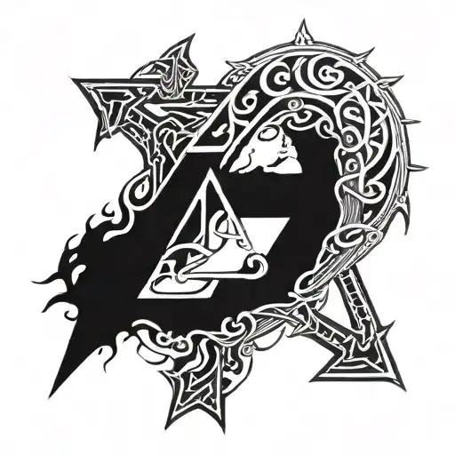 ragnarok rune tattoo design idea