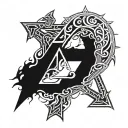 ragnarok rune tattoo design idea