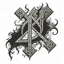 ragnarok rune tattoo design idea