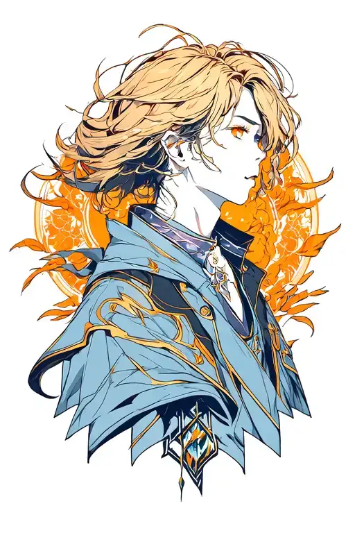 solo leveling anime tattoo design idea