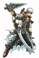 Devil may cry, Yamato Sword tattoo design idea