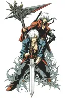 Devil may cry, Yamato Sword tattoo design idea