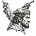 Che Guevara tattoo design idea