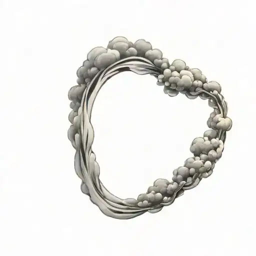 Coverup Clouds and Smoke tattoo design idea