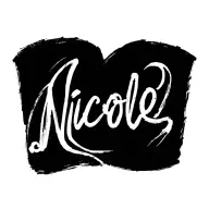 "NICOLE " cursive writing tattoo design idea