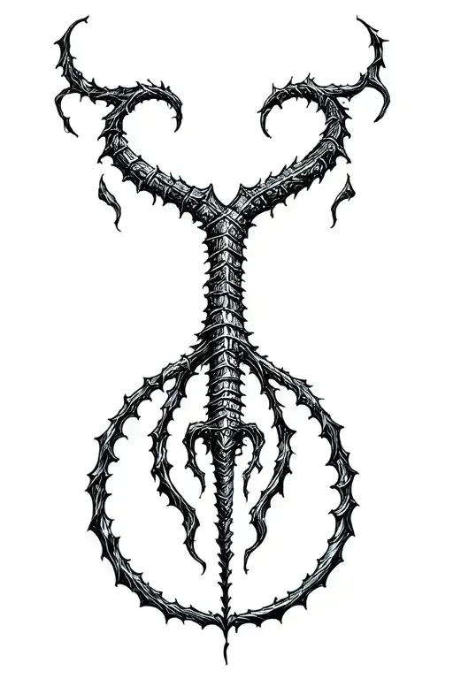 harry potter dark mark tattoo design idea