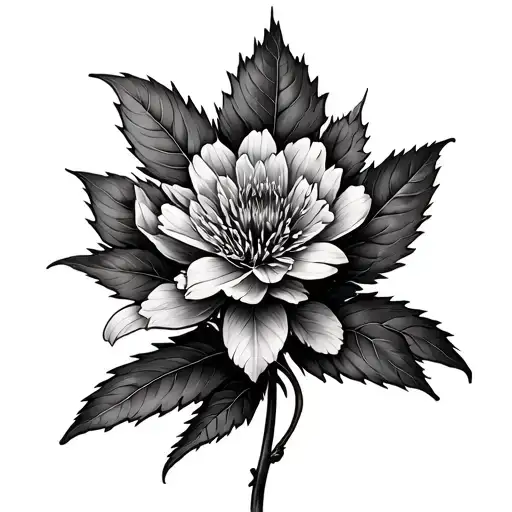 Hyssop tattoo design idea