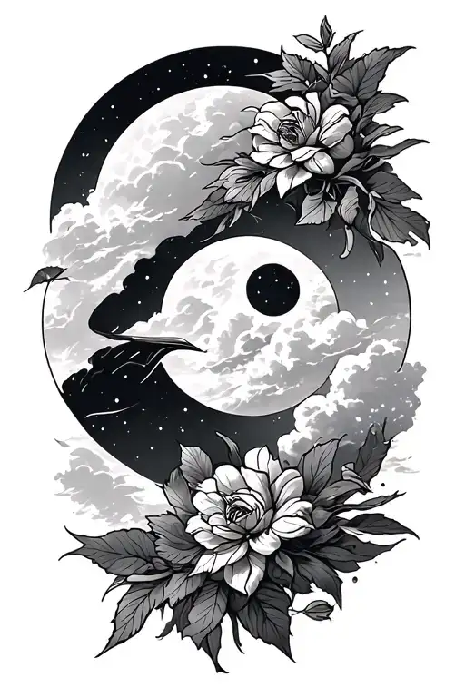 Sky's the limit tattoo design idea