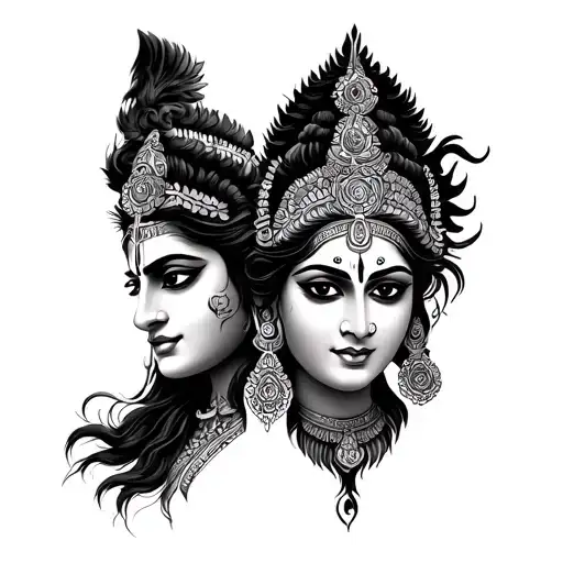 shiva and kali tattoos tattoo design idea