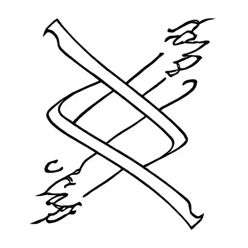 Prison bars intertwined tattoo design idea