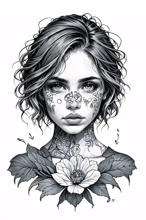 Abuse survivor, recovering addict tattoo design idea