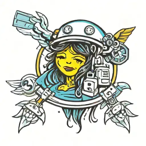 Paramedic, birth, death, smile, tears tattoo design idea
