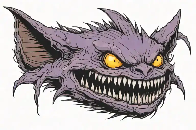 gengar tattoo tattoo design idea