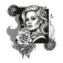 adele lyrics tattoo design idea