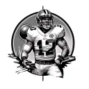 make a circular tattoo design descriptions are 1. football player 2. computer gamer 3. teacher 4. father 5. november tattoo design idea