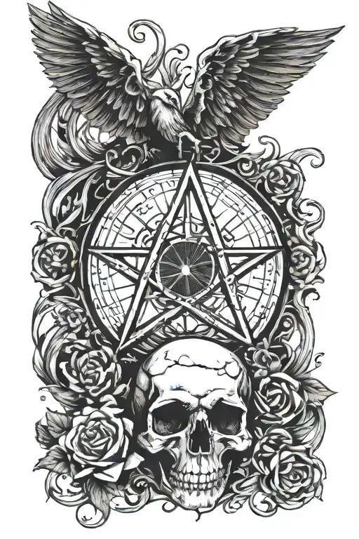 "I would like to get a tattoo on my forearm featuring the Deathly Hallows symbol, with the Golden Snitch inside. Around  tattoo design idea