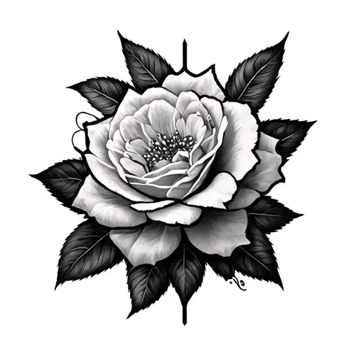 mgk bloom album cover tattoo design idea
