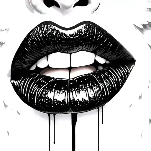 lips of an angel by hinder tattoo design idea