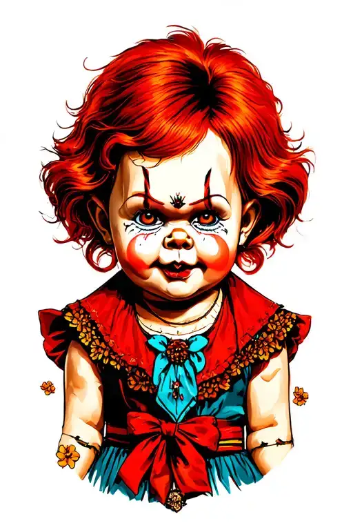 Chucky tattoo design idea