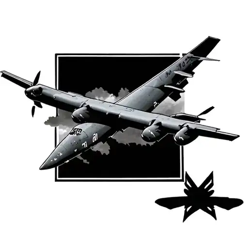 C130 tattoo design idea
