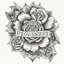 Proverbs 31 25 tattoo design idea