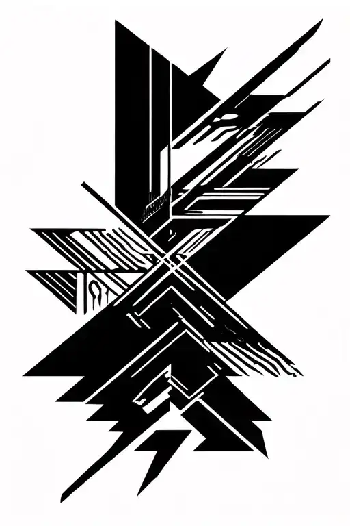 "Runs the IReparable Time" arrow tattoo design idea