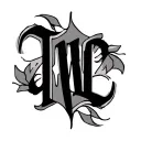 Two Word Ambigram Generator tattoo design idea