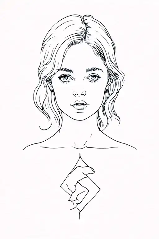 Laura Palmer Twin Peaks tattoo design idea