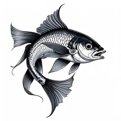 Pisces And Virgo tattoo design idea