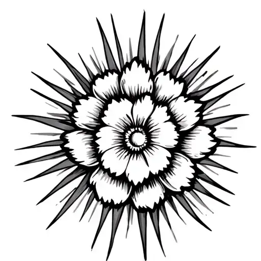 philippine flag sun rays  with sampaguita flower tattoo tattoo design idea