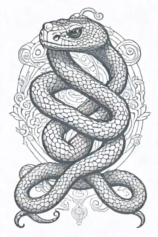 kundalini snake tattoo tattoo design idea