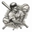 baseball, 1933-2012, john 13:7 tattoo design idea